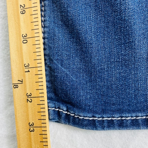 Rock Revival Kaylee Bootcut Embellished Jeans Blue Denim Size 29 - Picture 7 of 16